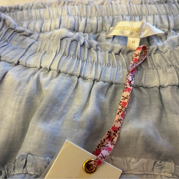 New With Tags LoveShackFancy Blue Mini Skirt-Great Christmas Present! - Picture 7 of 8